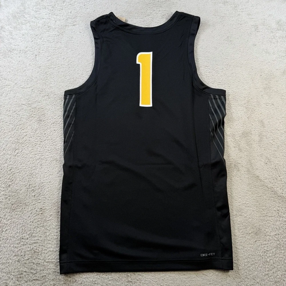 Nike Appalachian App State Mountaineers Jersey Mens Small Black Basketball #1